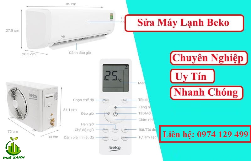 Dịch vụ lắp đặt, thay thế, sửa máy lạnh Beko tại nhà giá rẻ