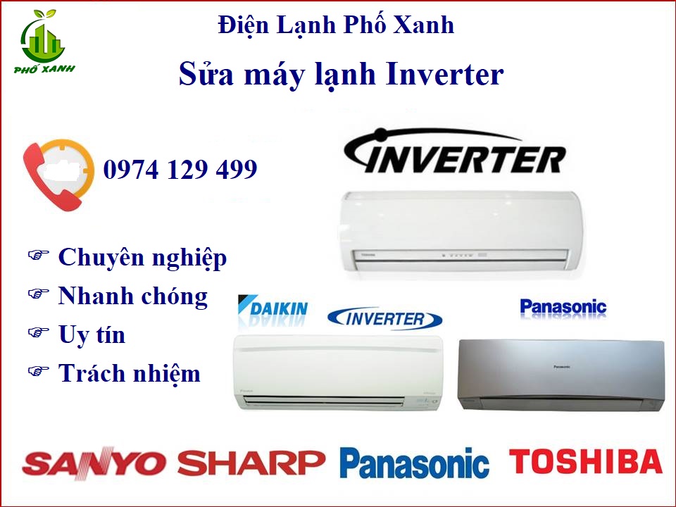 Dịch vụ sửa máy lạnh inverter uy tín tại Điện Lạnh Phố Xanh