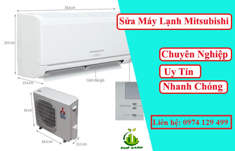 Sửa Máy Lạnh Mitsubishi Hiệu Quả Tại Nhà | Điện Lạnh Phố Xanh