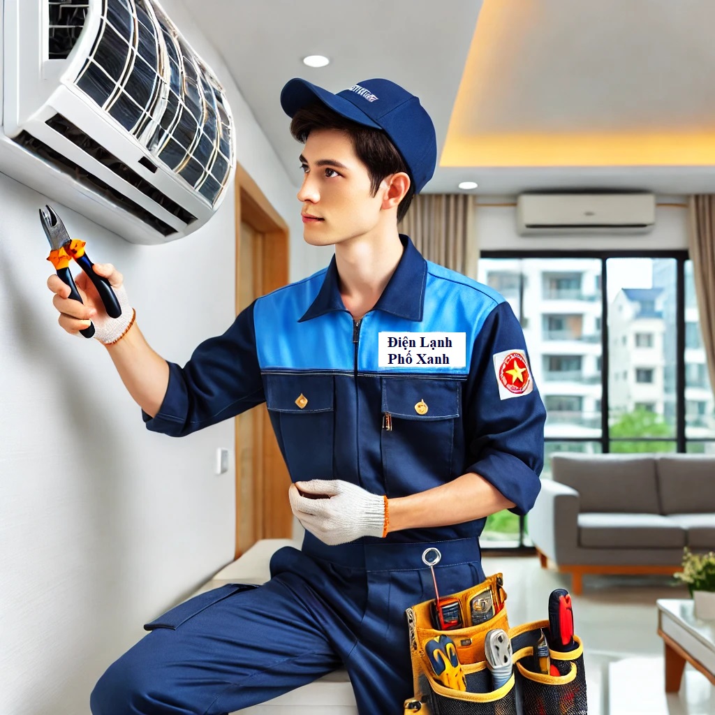 Sửa máy lạnh quận Tân Bình - Điện lạnh Phố Xanh