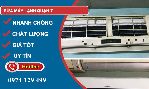 Sửa máy lạnh tại chung cư quận 7