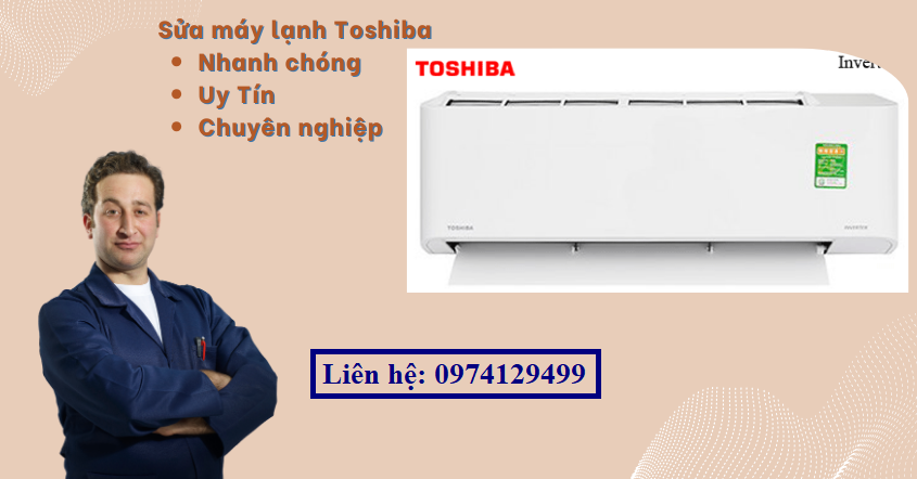 Sửa máy lạnh Toshiba - Dịch vụ điện lạnh TPHCM