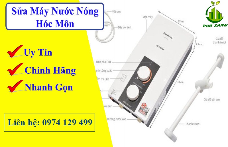 Sửa máy nước nóng huyện Hóc Môn