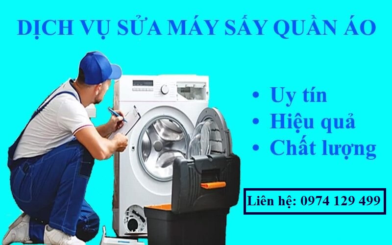 Dịch vụ sửa máy sấy quần áo tại nhà khu vực TPHCM