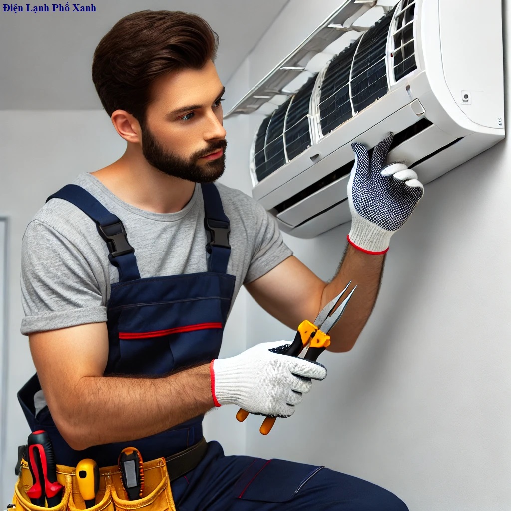 tháo lắp máy lạnh Quận 3 - Điện Lạnh Phố Xanh
