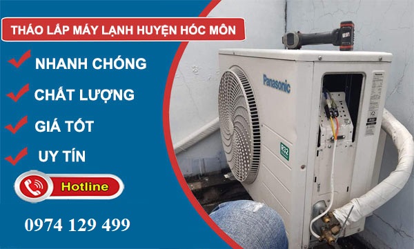 Tháo lắp máy lạnh tại huyện Hóc Môn