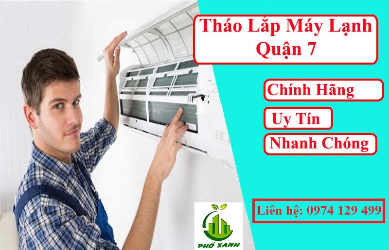 Tháo lắp máy lạnh tại Quận 7