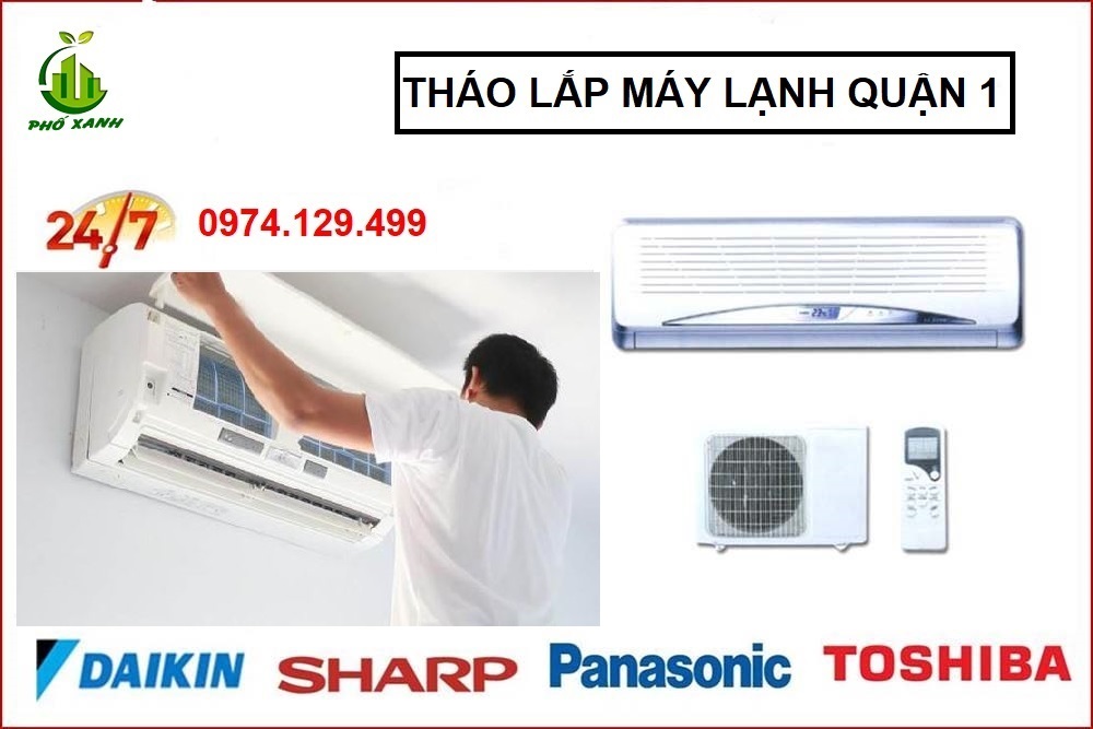 Tháo lắp máy lạnh Quận 1