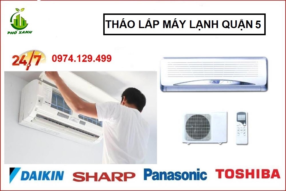 tháo lắp máy lạnh quận 5