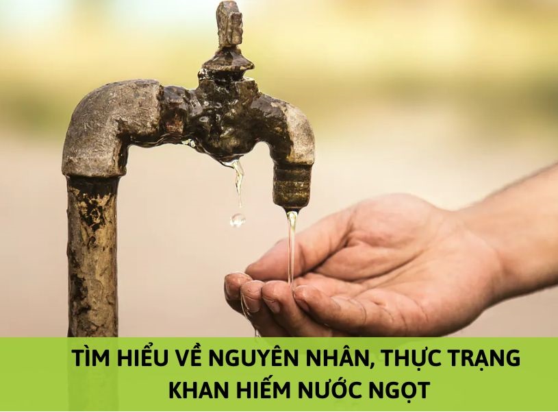 Tìm hiểu nguyên nhân, thực trạng khan hiếm nước ngọt