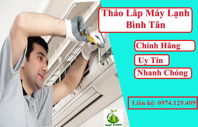 Tháo lắp máy lạnh Quận Bình Tân
