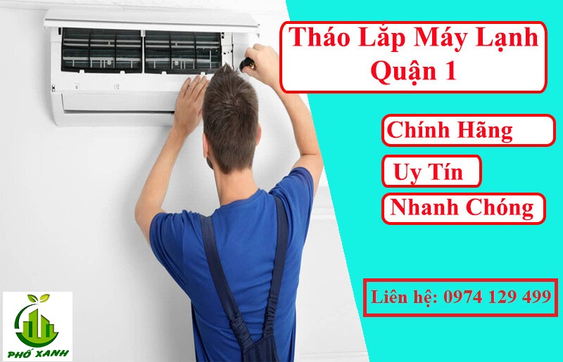 Tháo lắp máy lạnh tại Quận 1