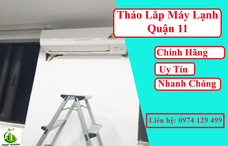 Di dời máy lạnh quận 11 giá rẻ