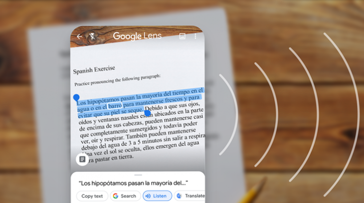 Google Lens dịch trực tiếp qua camera