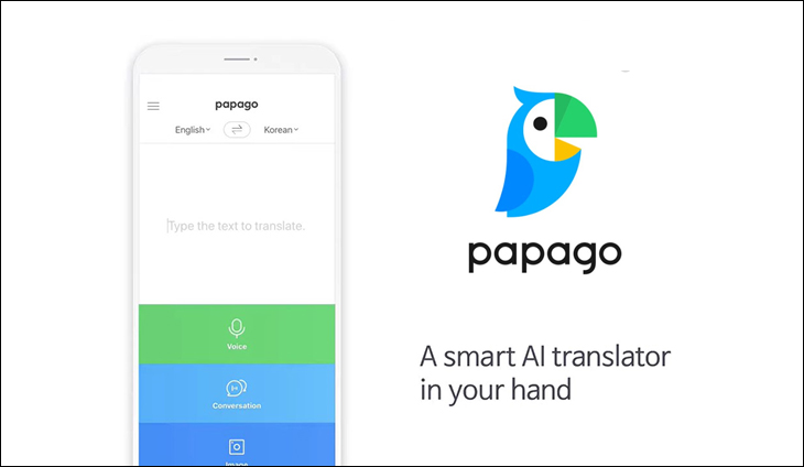 Naver Papago với tính năng dịch hình ảnh