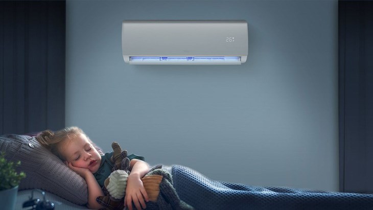 Trẻ bị suyễn có thể ngủ trong máy lạnh nhưng cần lưu ý một số vấn đề