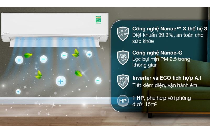 tự làm sạch panasonic nanoe