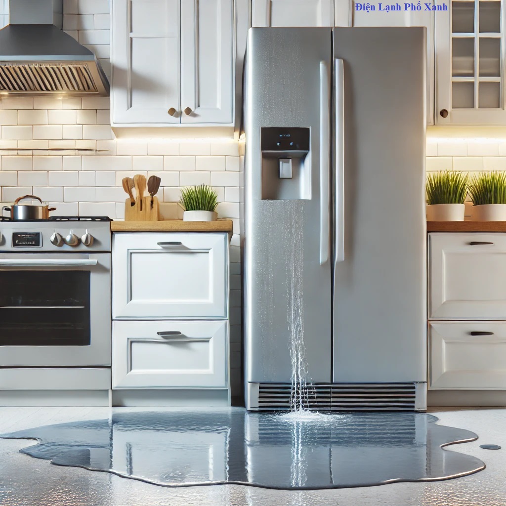 Tủ lạnh bị chảy nước 