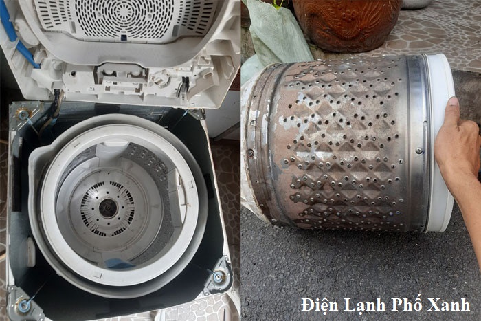 vệ sinh máy giặt