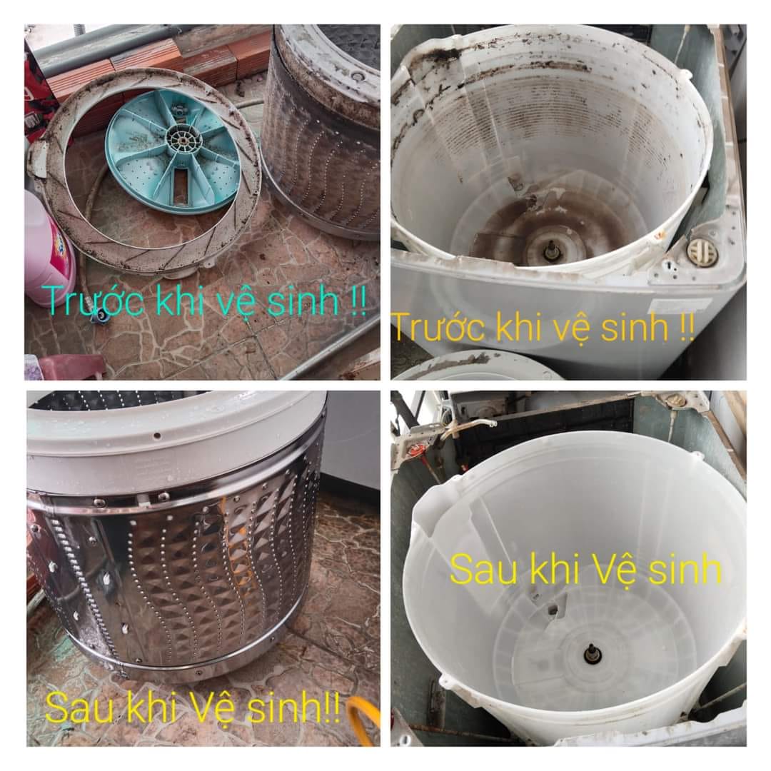 Vệ sinh máy giặt chung cư Quận Tân Phú