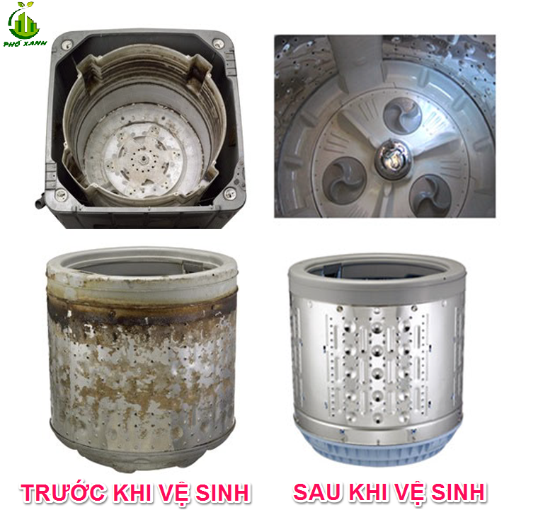 vệ sinh máy giặt
