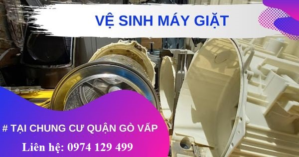 Vệ sinh máy giặt chung cư Quận Gò Vấp