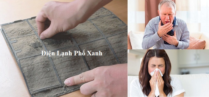 máy lạnh bẩn