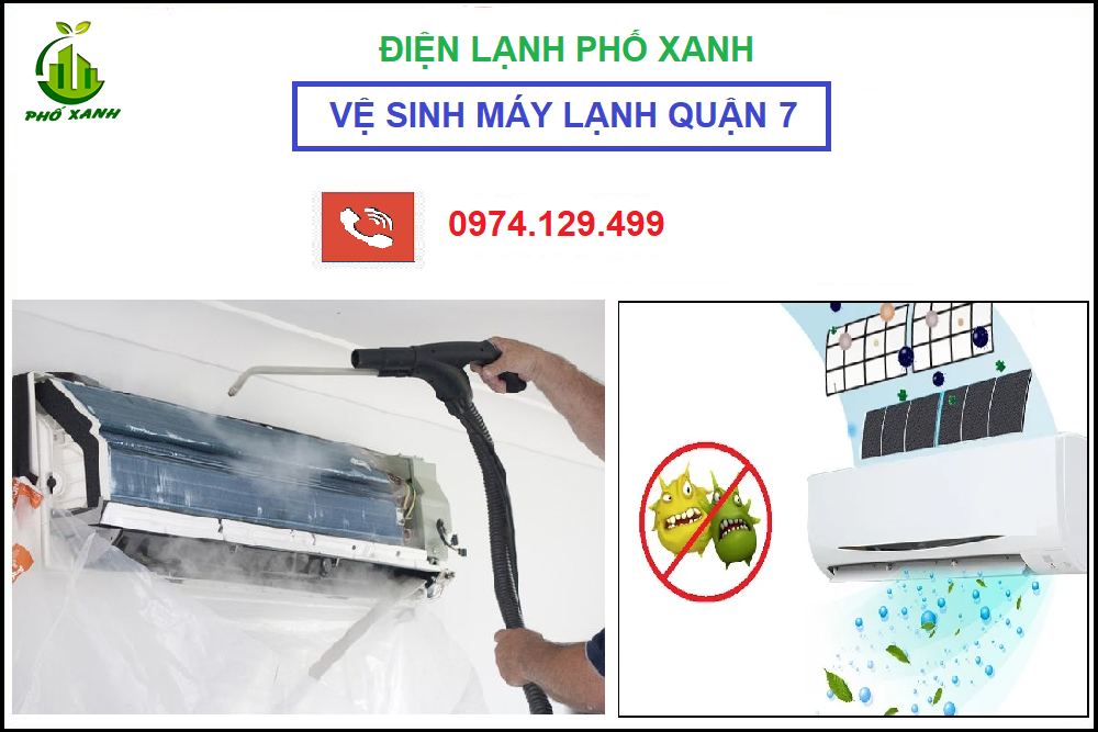 Vệ sinh máy lạnh quận 7