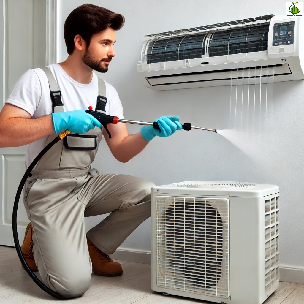 vệ sinh máy lạnh Quận 2 - Điện Lạnh Phố Xanh