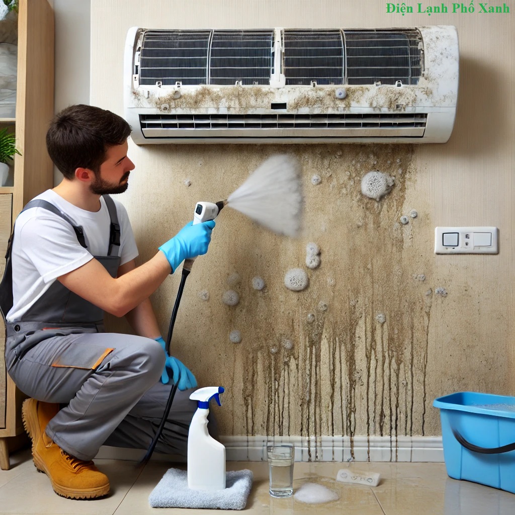vệ sinh máy lạnh Quận 6 - Điện Lạnh Phố Xanh