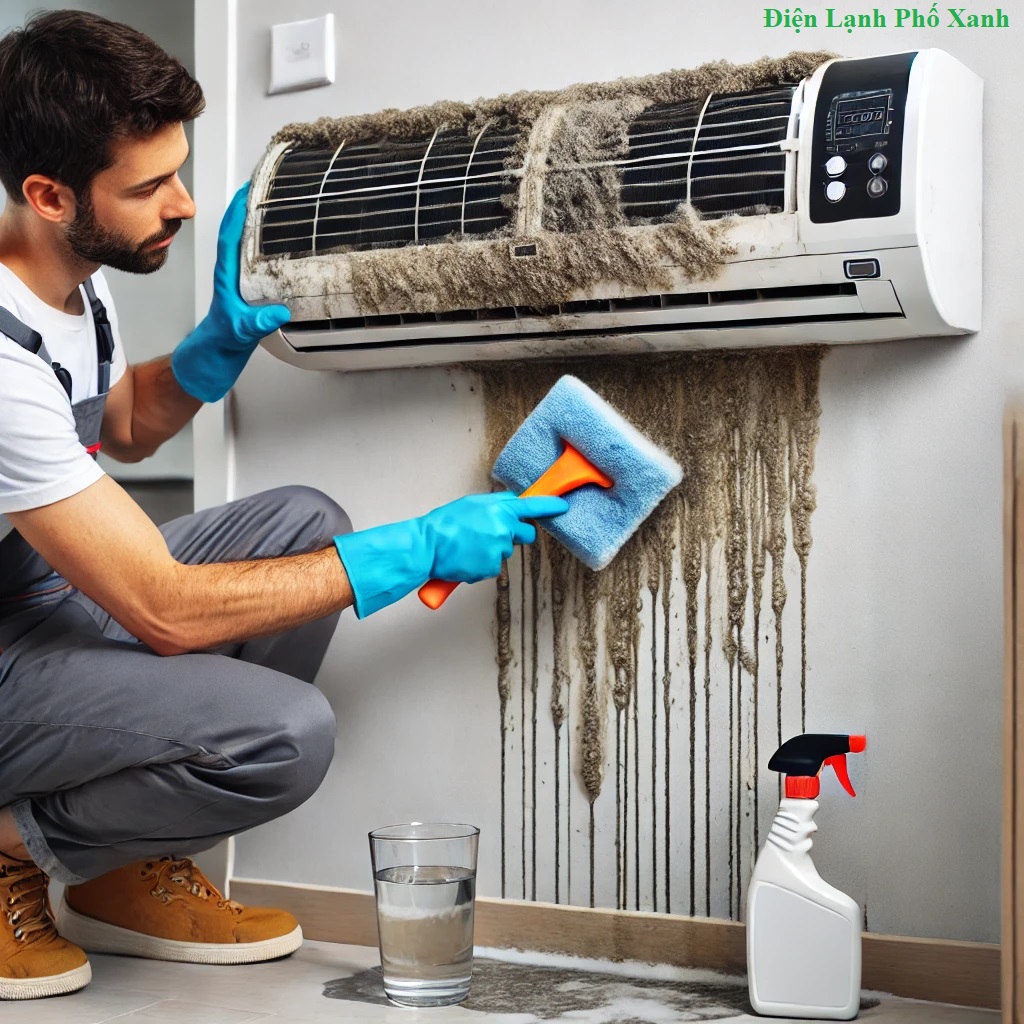 vệ sinh máy lạnh Quận 7 - Điện Lạnh Phố Xanh