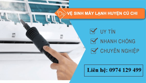 Vệ sinh máy lạnh tại nhà huyện Củ Chi