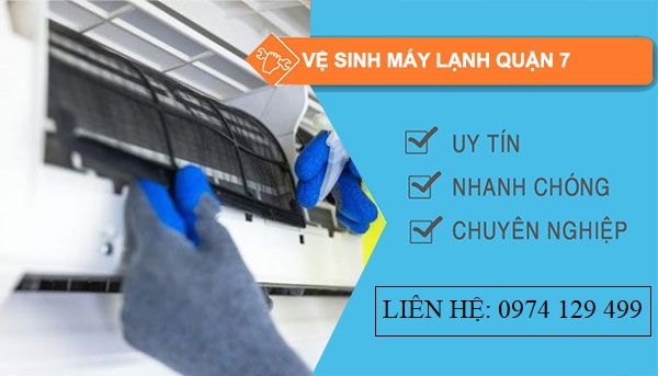 Vệ sinh máy lạnh tại chung cư Quận 7