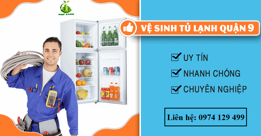 Vệ sinh tủ lạnh Quận 9