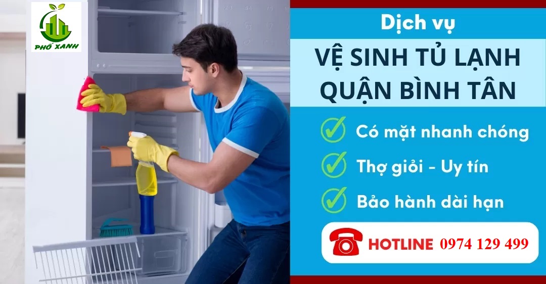 Vệ sinh tủ lạnh Quận Bình Tân 