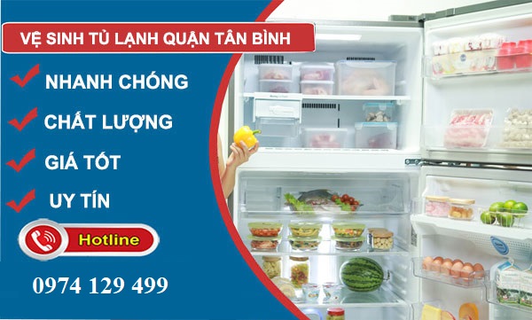 Vệ sinh tủ lạnh quận Tân Bình