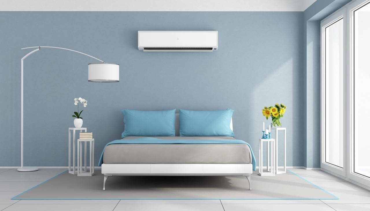 Vị trí lắp điều hòa trong phòng ngủ