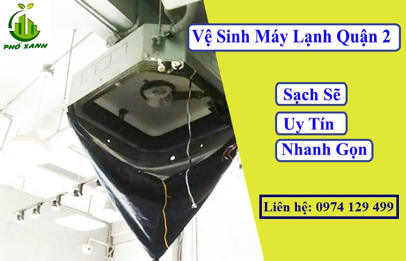 Vệ sinh máy lạnh chung cư Quận 2