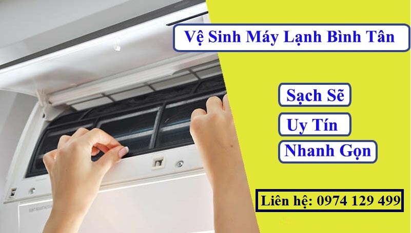 Vệ sinh máy lạnh chung cư Quận Bình Tân