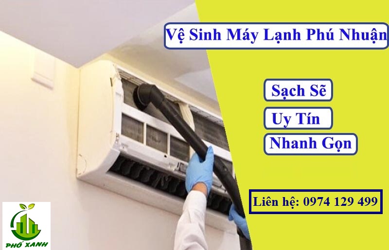 Vệ sinh máy lạnh quận Phú Nhuận