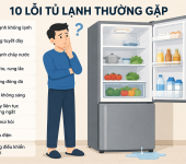 10 lỗi tủ lạnh thường gặp và cách xử lý