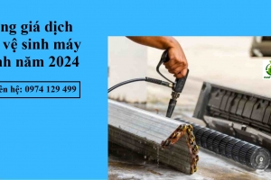 Bảng giá dịch vụ vệ sinh máy lạnh năm 2024 - Điện Lạnh Phố Xanh