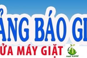 Bảng giá sửa máy giặt và thay thế linh kiện