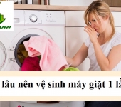 Bao lâu nên vệ sinh máy giặt 1 lần?