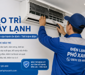 Bảo trì máy lạnh định kỳ chuyên nghiệp | Phố Xanh