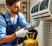 Bơm gas máy lạnh đúng kỹ thuật – Điện Lạnh Phố Xanh đảm bảo hiệu suất, tiết kiệm điện