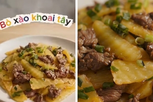 2 Cách làm bò xào khoai tây thơm ngon dễ làm