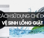 Cách vệ sinh lồng giặt tự động - Giữ máy giặt sạch, quần áo tinh tươm cùng Điện Lạnh Phố Xanh