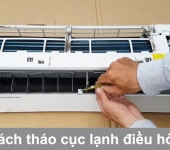 Cách tháo cục lạnh điều hòa tại nhà an toàn