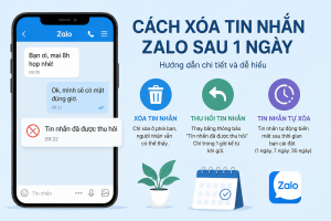 Cách xóa tin nhắn Zalo sau 1 ngày đơn giản, dễ làm